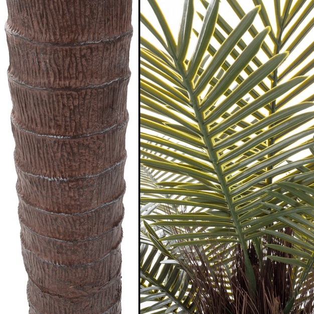 Nature Spring 78in Artificial Robellini Palm Tree