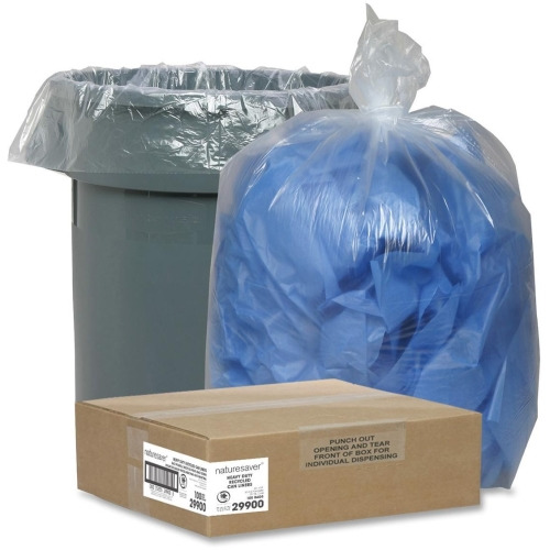 Nature Saver Recycled Trash Can Liners  NAT29900