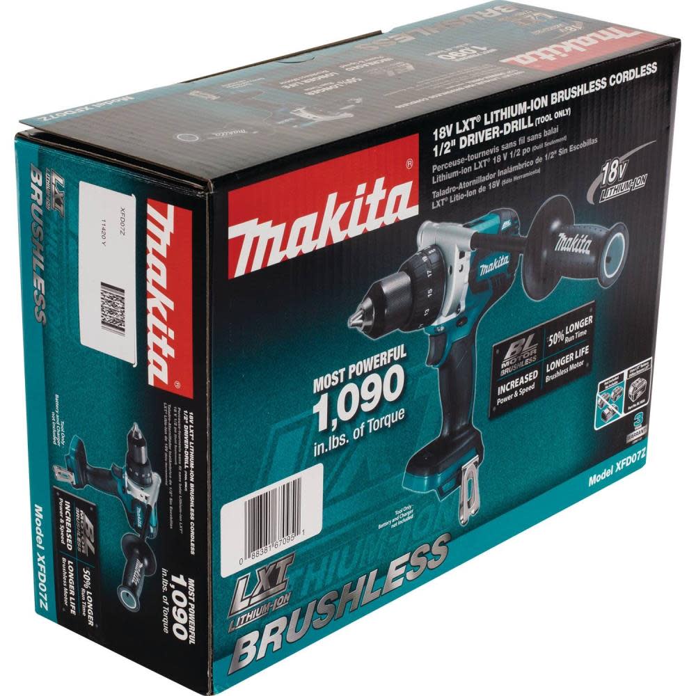 18V LXT Lithium-Ion Brushless Cordless 1/2 in. Driver-Drill (Tool Only) ;