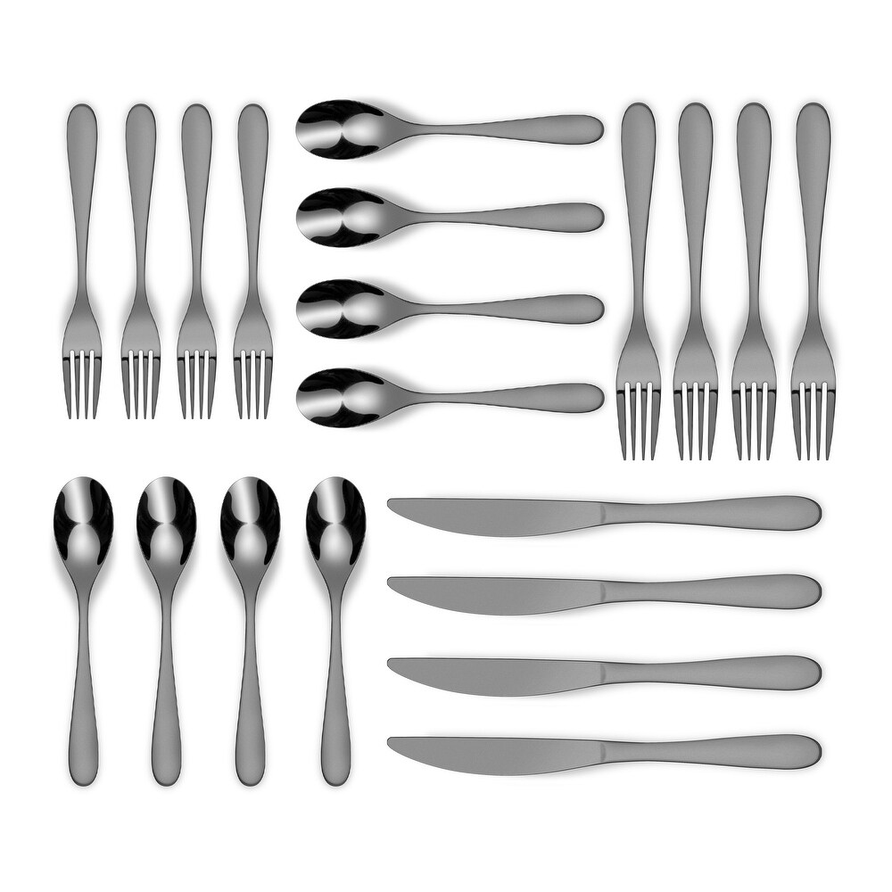 Ornative Percival 18/0 Stainless Steel 20 Pieces Flatware Set   10.63\