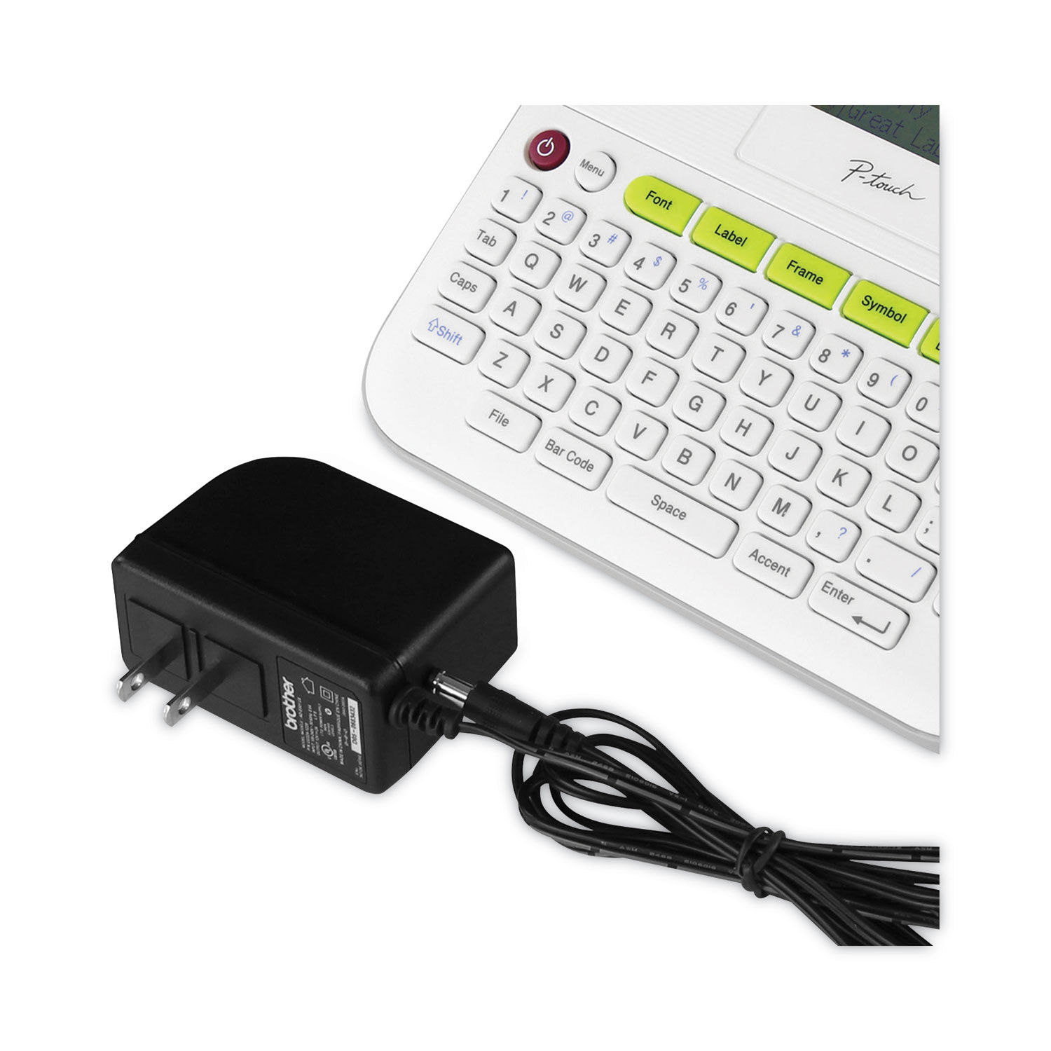 Replacement AC Adapter for P-Touch Label Makers; 2-Day Shipping