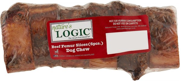 Nature's Logic Beef Femur Slices Dog Treats