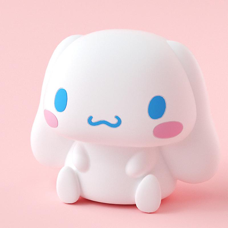 Cinnamoroll Mini Night Light Cute Cartoon Tap Control Eyes Protection Soft Lighting Silicone Nursery Lights