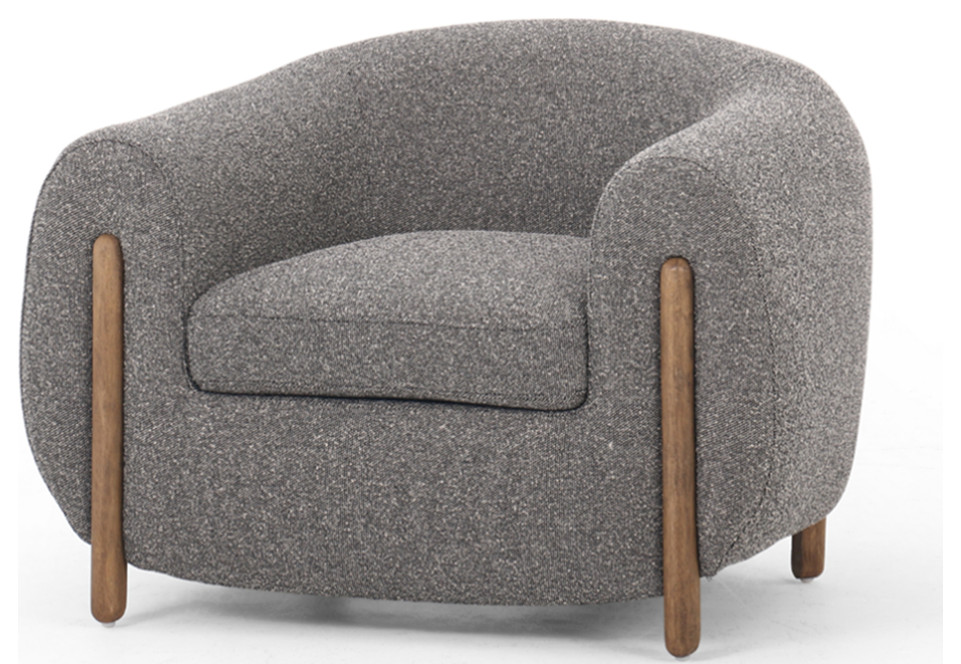 Leanora Chair   Midcentury   Armchairs And Accent Chairs   by Marco Polo Imports  Houzz