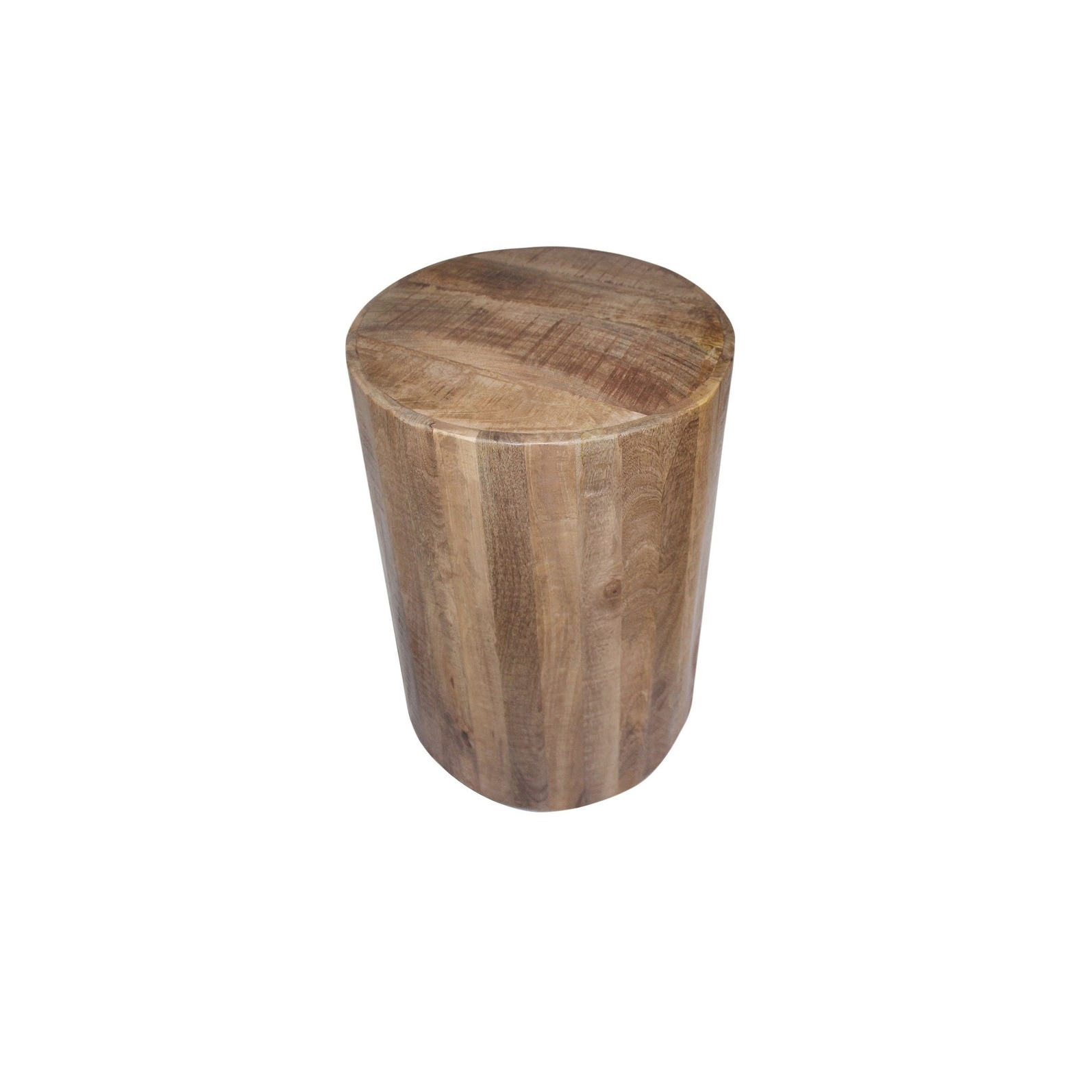 Pinto Solid Round Mango Wood End Table