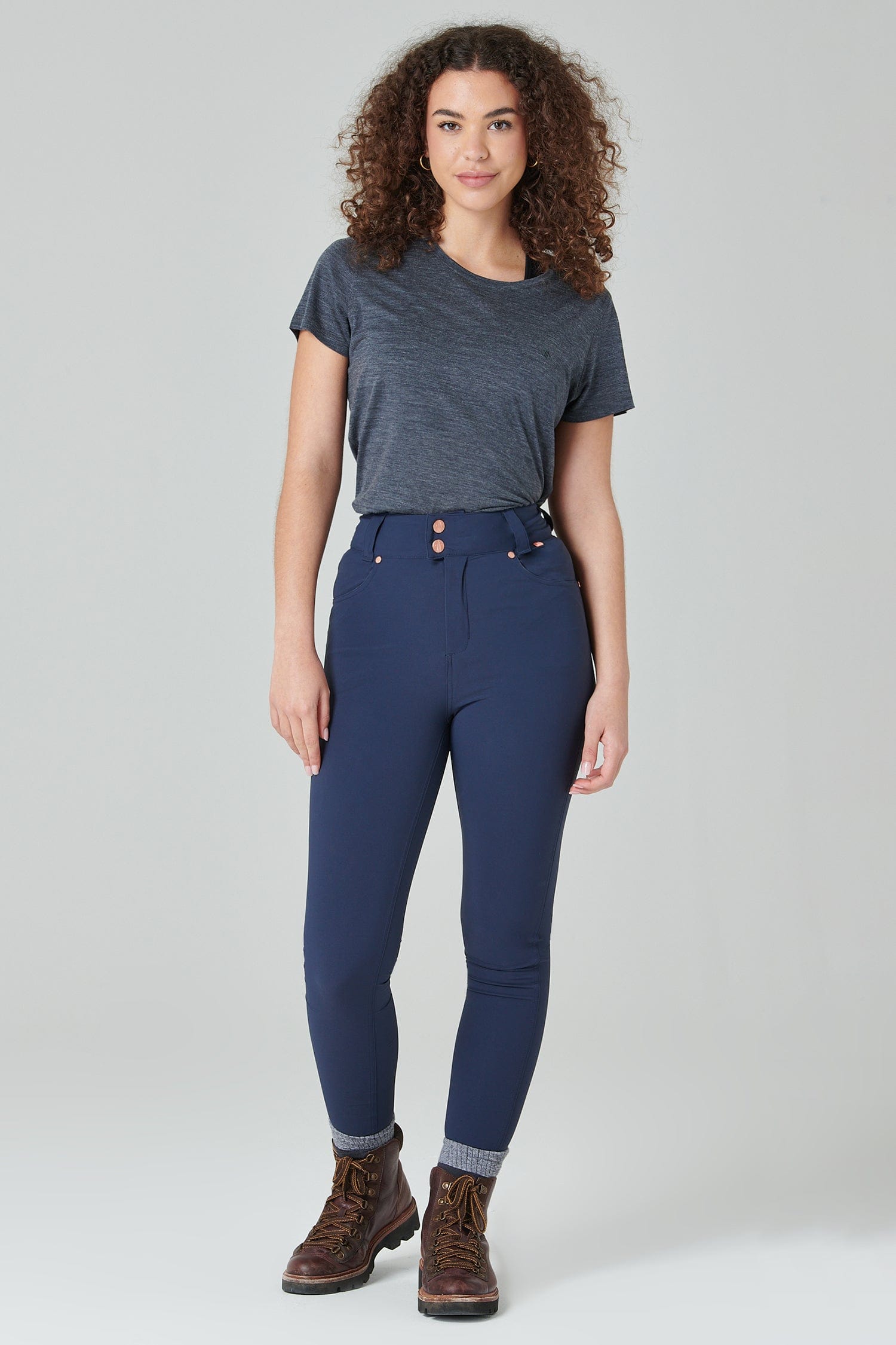 The Shape Skinny Outdoor Trousers - Deep Navy