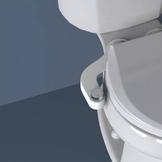 Brondell FreshSpa Comfort+ Ambient Temperature Non-Electric Bidet Attachment in White FSR-15