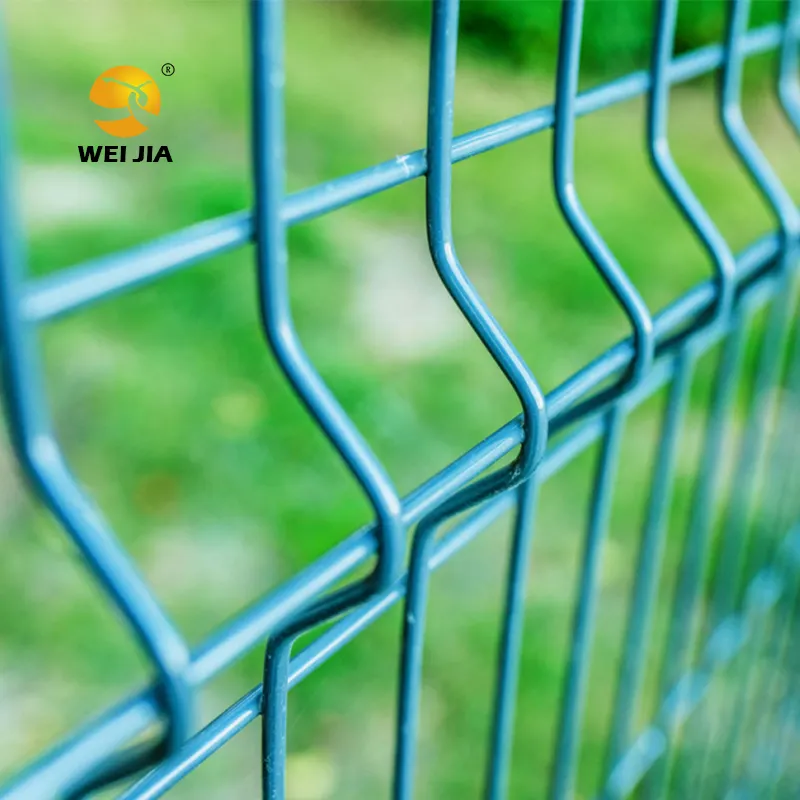 Factory direct supply Manufacturer V Folded Welded Curved Wire Mesh Fence Panel Solar Fence Metal Steel Pvc Coated Garden Fence