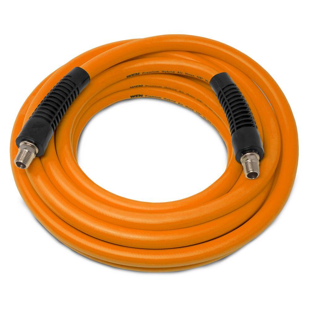 WEN 25 ft. x 38 in. 300 PSI Hybrid Polymer Pneumatic Air Hose AH3825