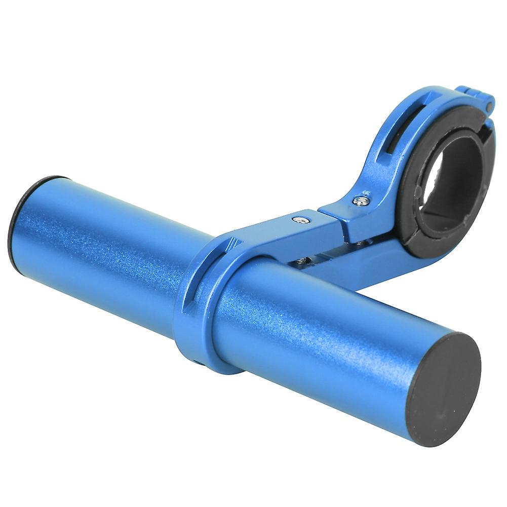 Bicycle Handlebar Extension Bracket Multifunction 10cm Extender Bike Light Flashlight Support Clip Cycling Equipmentblue