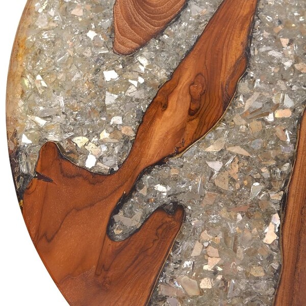 Coffee Table Teak Resin 23.6