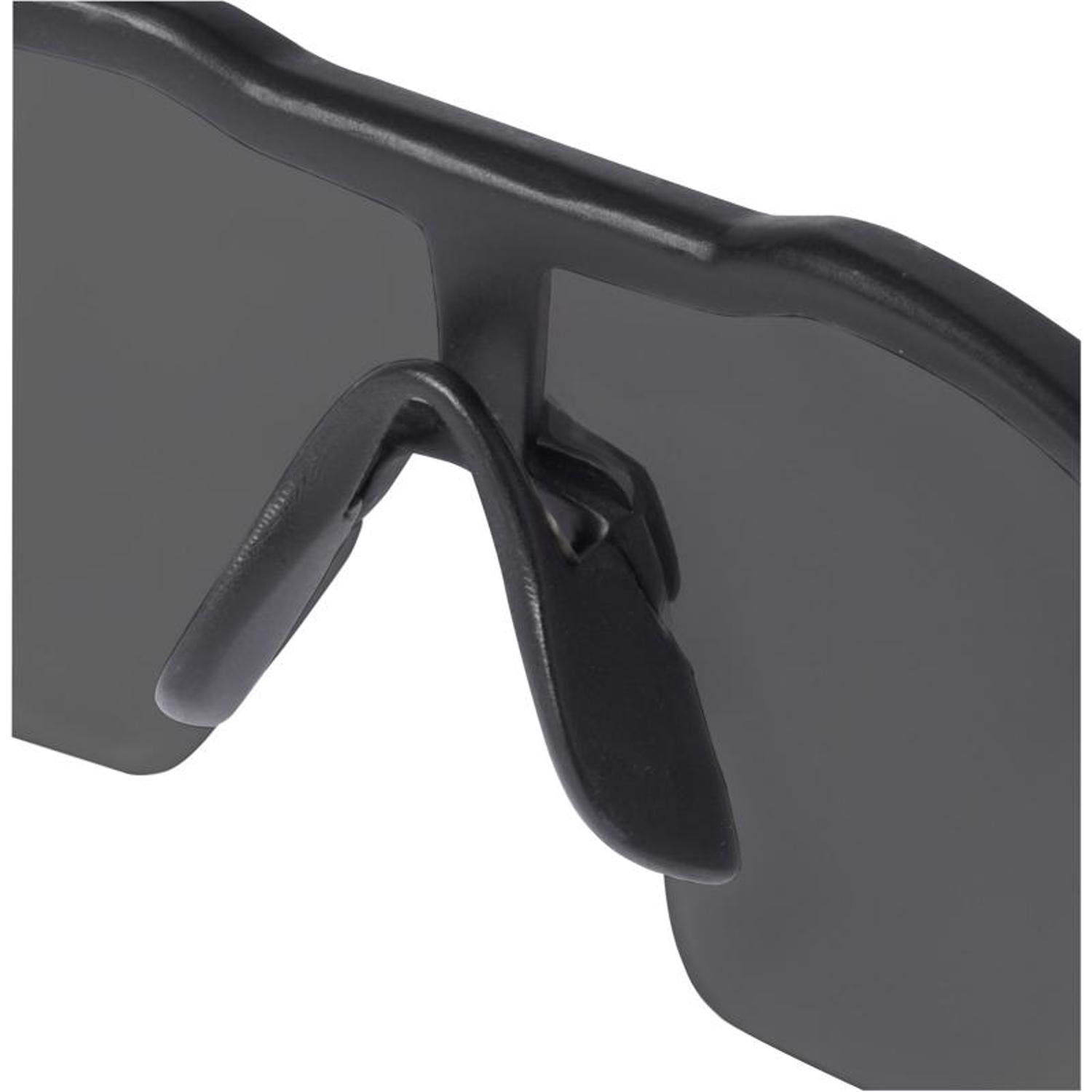 MW Anti-Fog Safety Glasses Tinted Lens Black/Red Frame 3 pk