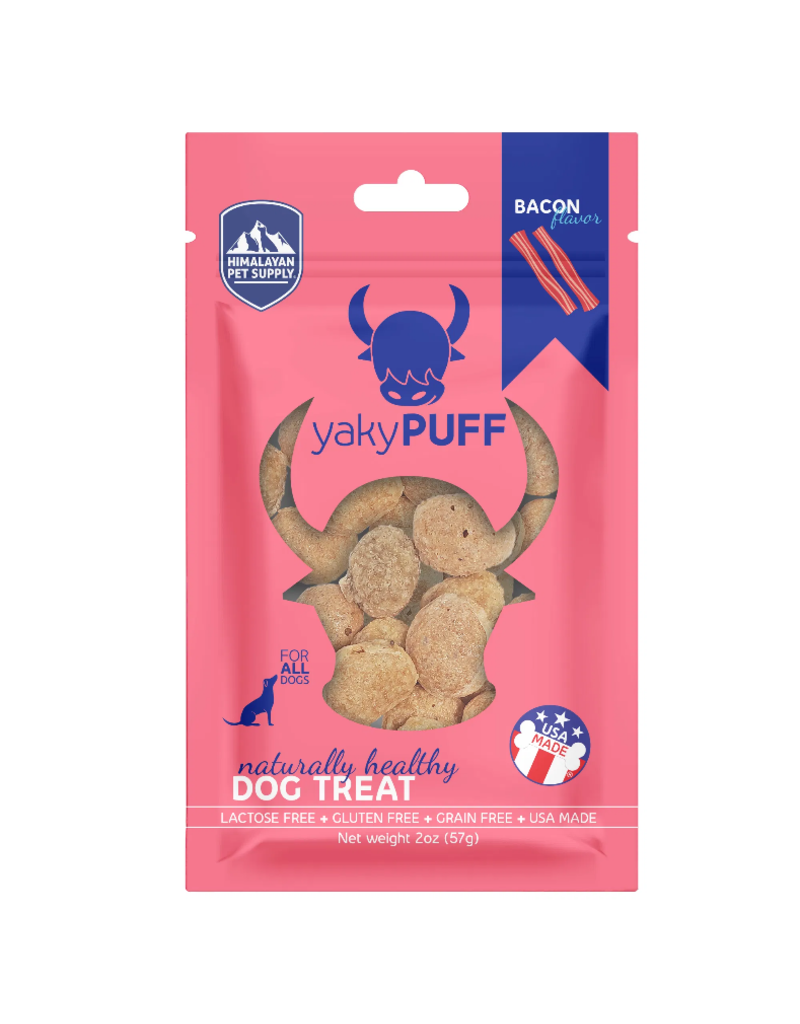 Himalayan Dog Treats Yaky Puff Bacon 2 oz;