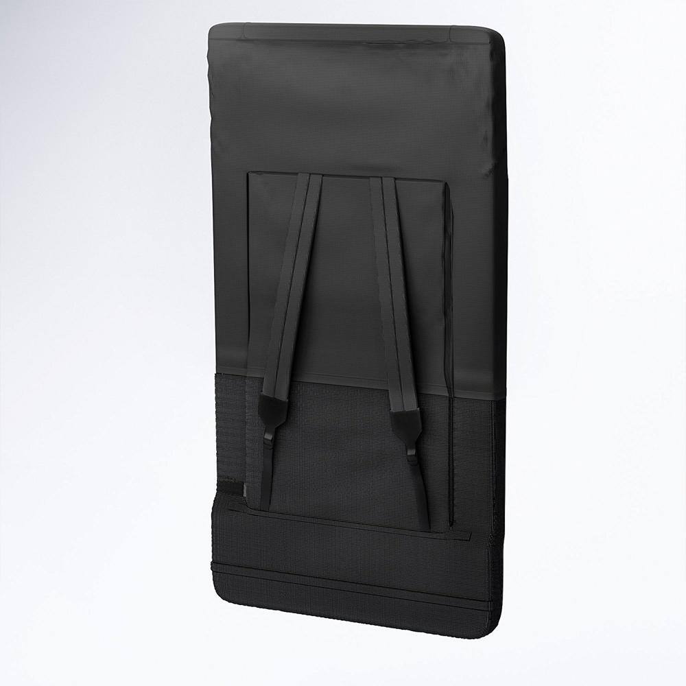 Home-Complete Black Wide Stadium Seat Chair HW4500004