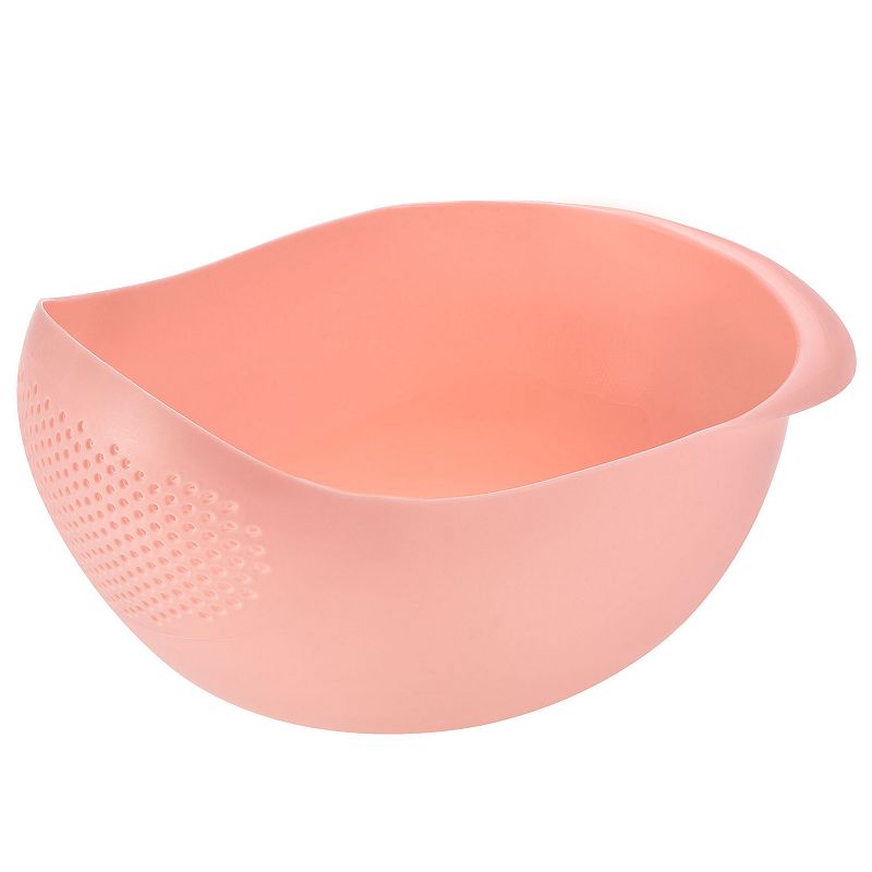 Kitchen Rice Drain Bowl Fruit Washing Basket Rice Sieve Plastic Colander