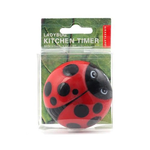 Kikkerland Lady Bug Kitchen Timer