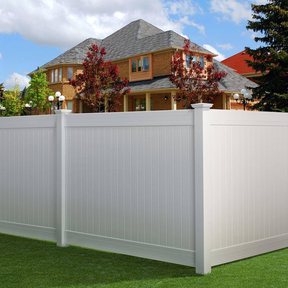 Veranda Dover 6 ft. H x 8 ft. W Vinyl Privacy Fence Panel Kit 141569