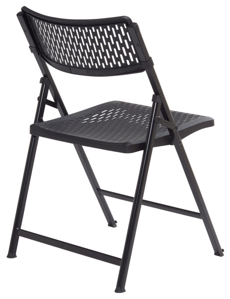 NPS AirFlex Premium Polypropylene Folding Chair  Set of 4   Contemporary   Folding Chairs And Stools   by National Public Seating  Houzz