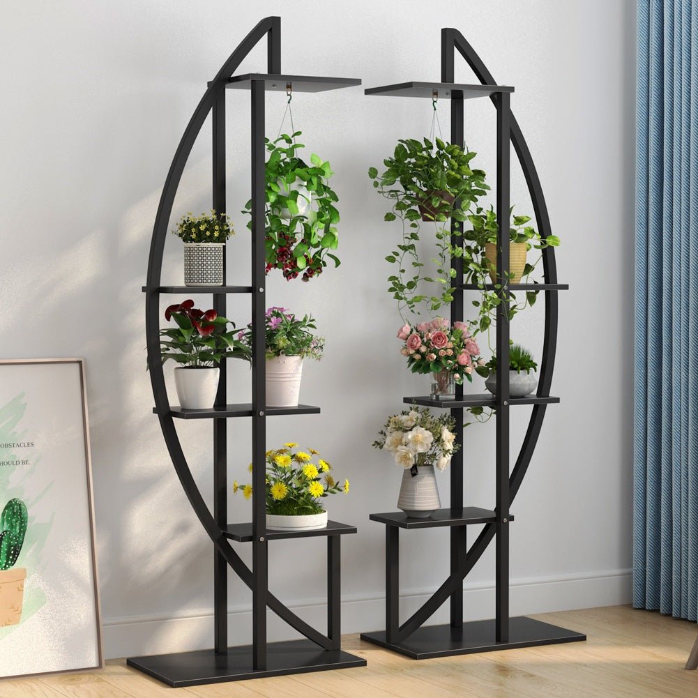 5-Tier Plant Stand Pack of 2, Multi-Layer Bonsai Flower Rack