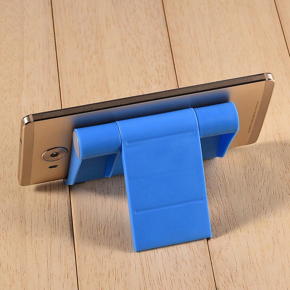 Universal Portable Desk Stand Holder Mobile Phone Support Bracket 270 Degrees Rotation Blue