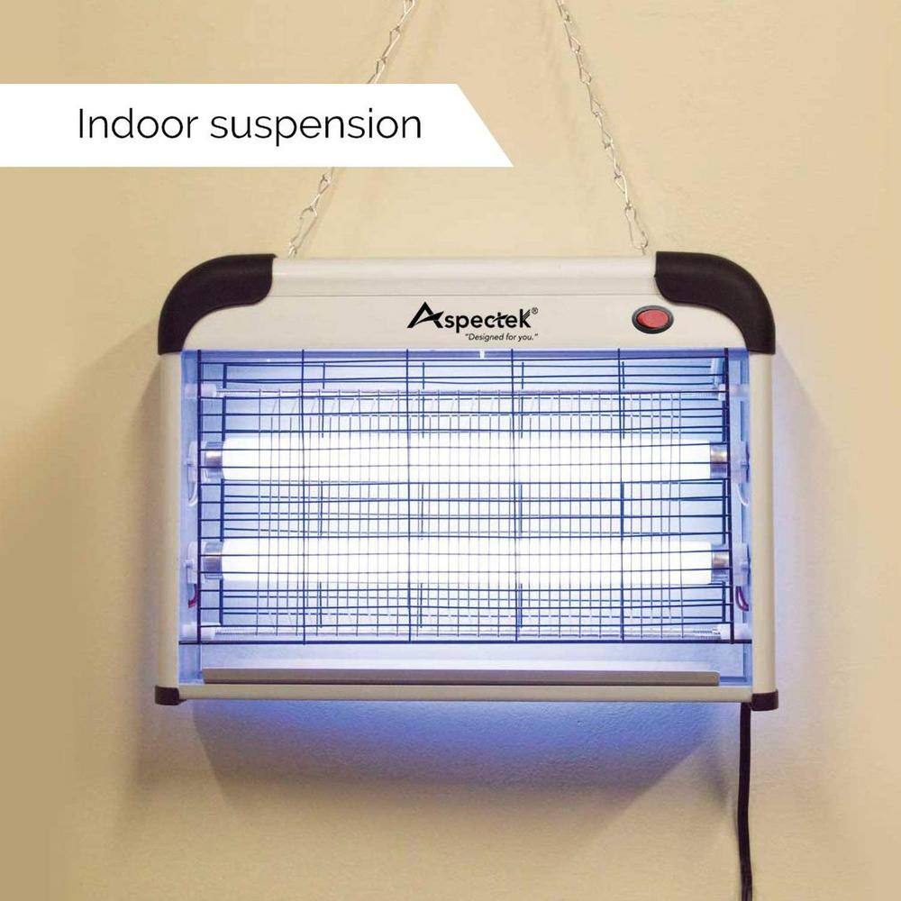 Aspectek 20-Watt Bug Zapper and Electric Indoor Insect Killer Including 2 Free Replacement Bulbs W6HR292-5