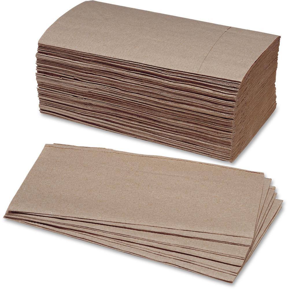 SKILCRAFT Kraft Single Fold Paper Towels (4000-Box) NSN2627178