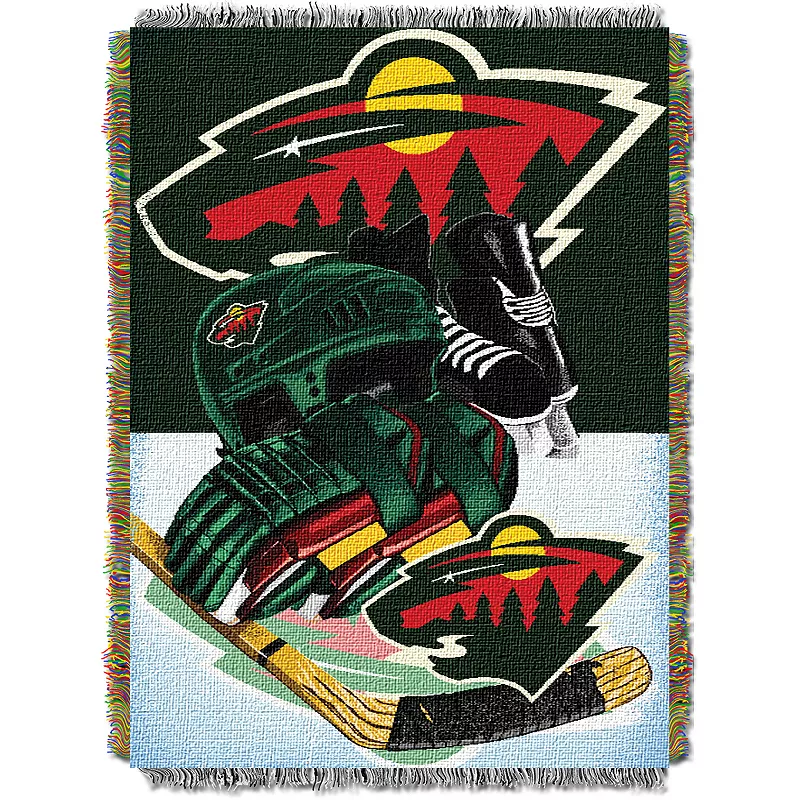 Minnesota Wild Home Ice Advantage Throw Blanket