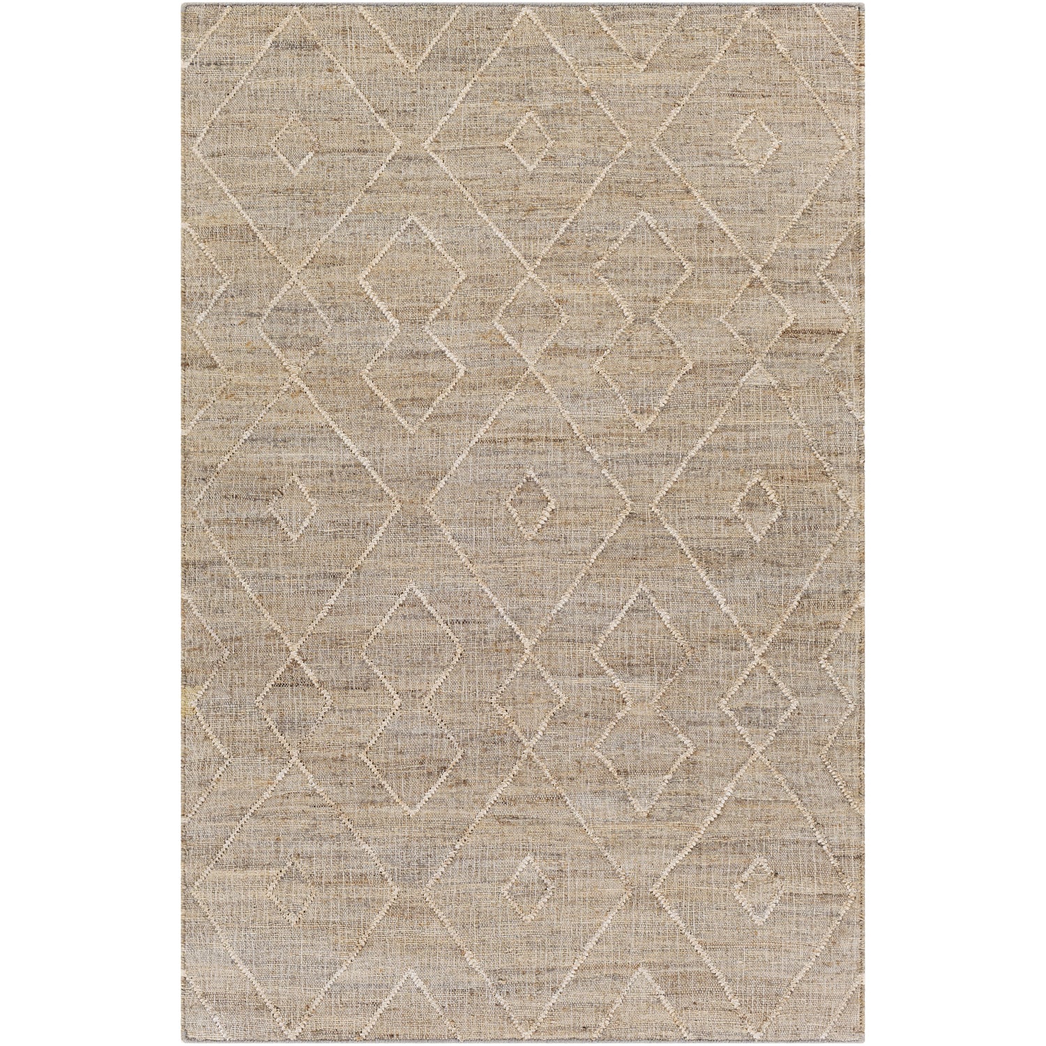 Cadence Hand Woven Rug in Camel, Cream, Khaki, Ivory, Taupe