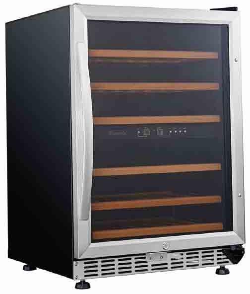 Eurodib USF54D120V 24 Inch Stainless Steel Wine Cooler