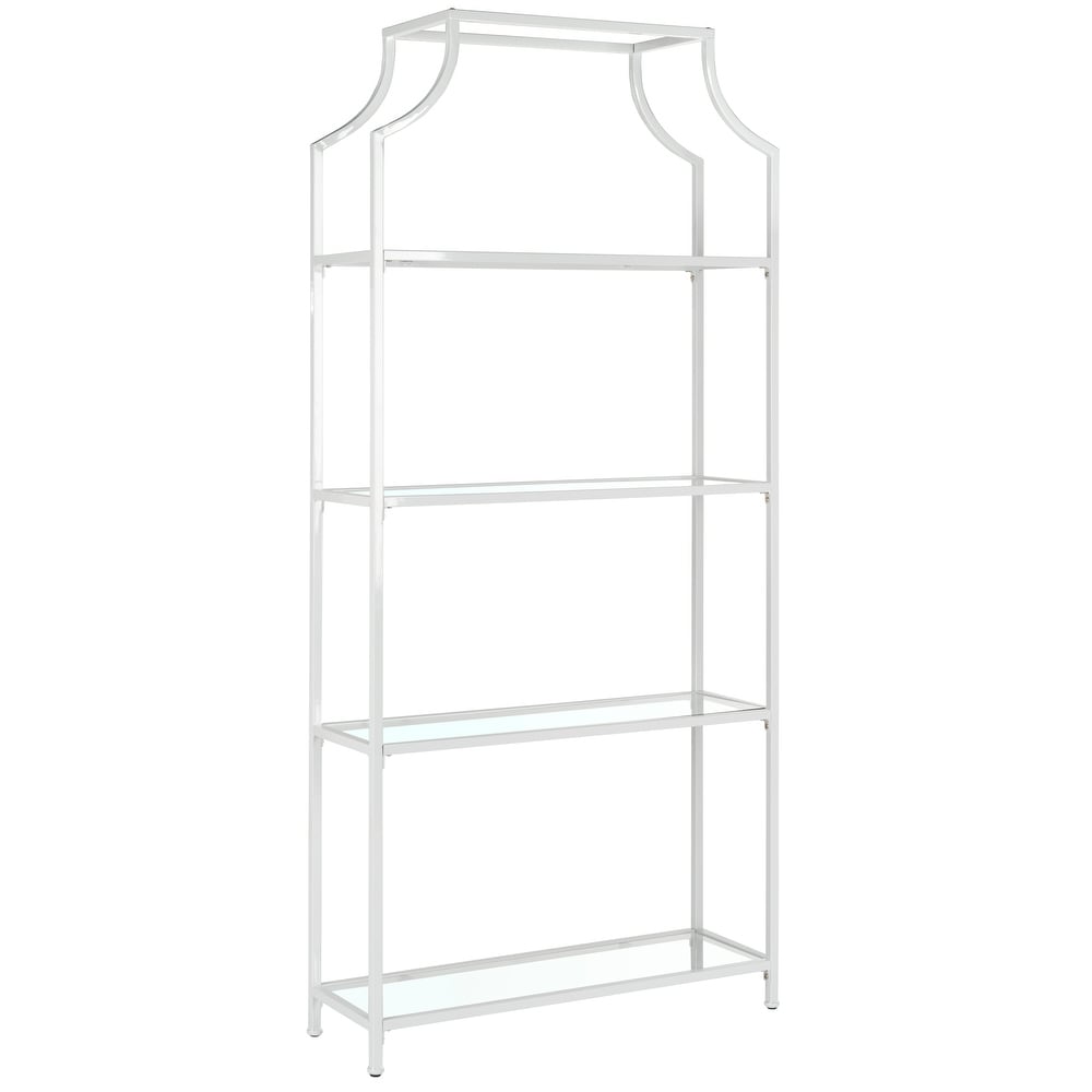 SAFAVIEH Slater 4 Tier White Etagere   36\