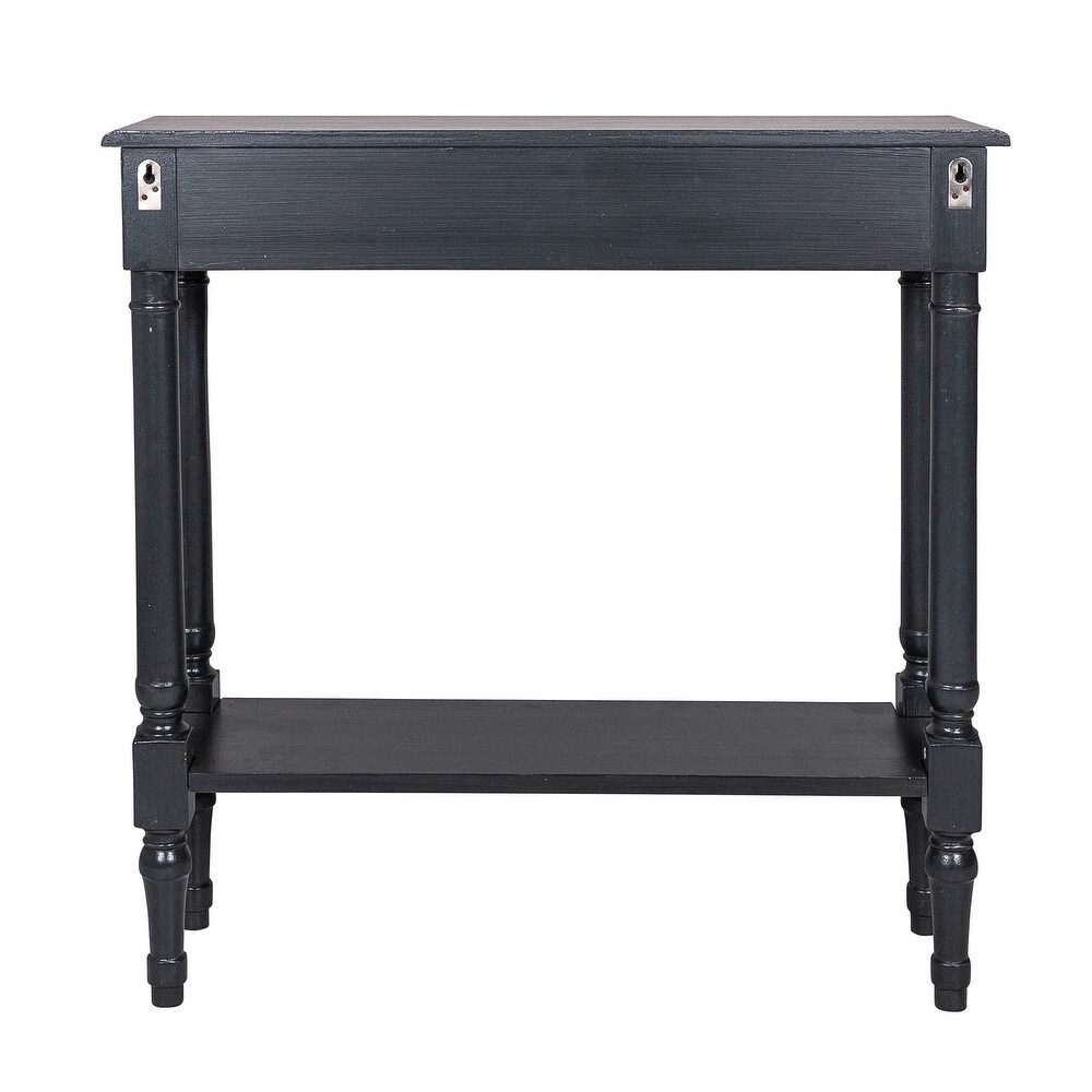 East at Main Wood Console Accent Table with Drawer