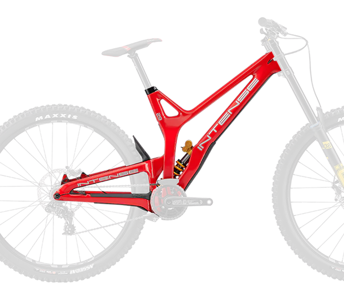Intense M29 Downhill Frame - Ohlins Shock - Red - 2022