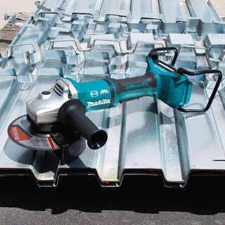 Makita 18V X2 LXT Lithium-Ion 36V Brushless Cordless 7 in. Paddle Switch Cut-OffAngle Grinder w Electric Brake Tool Only XAG12Z1