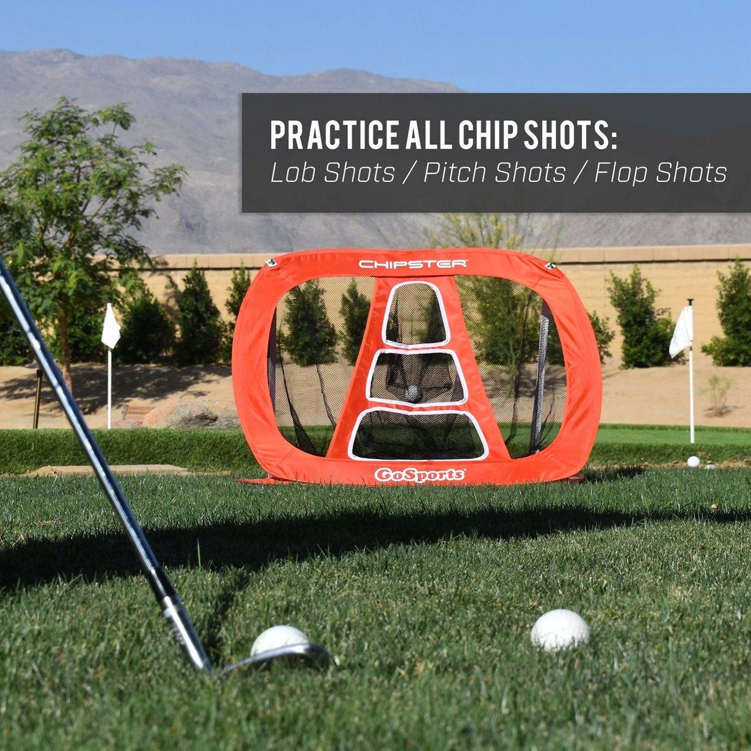 GoSports Chipster Golf Chipping Training Net - Great for All Skill Levels