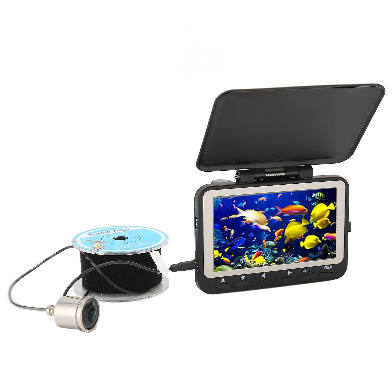 HD Visual Underwater Camera 1000 TVL Fish Finder Waterproof Camera 4.3 Inch Fishing Camera AC100?240VUS Plug 30m