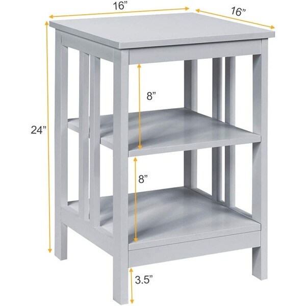 3-Tier End Table Set of 2