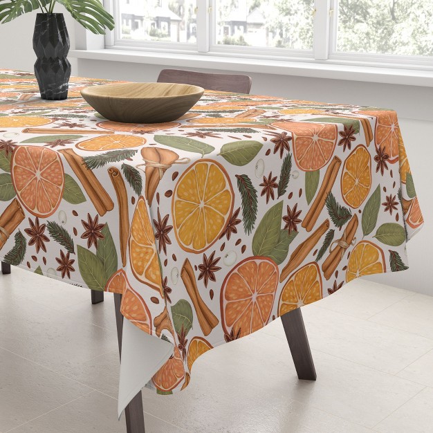 Avenie Christmas Cinnamon Spice Tablecloth deny Designs