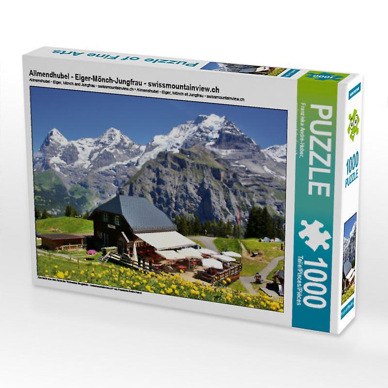 Allmendhubel - eiger-mönch-jungfrau - swissmountainview.ch - calvendo foto-puzzle