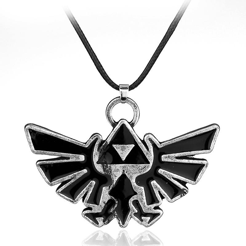 Zeldas Hylian Shield Keychain Breath Of The Wild Sheikah Eye Majora's Mask Sword Triforce Symbol Pendant Key Chain Men Jewelry，necklace23