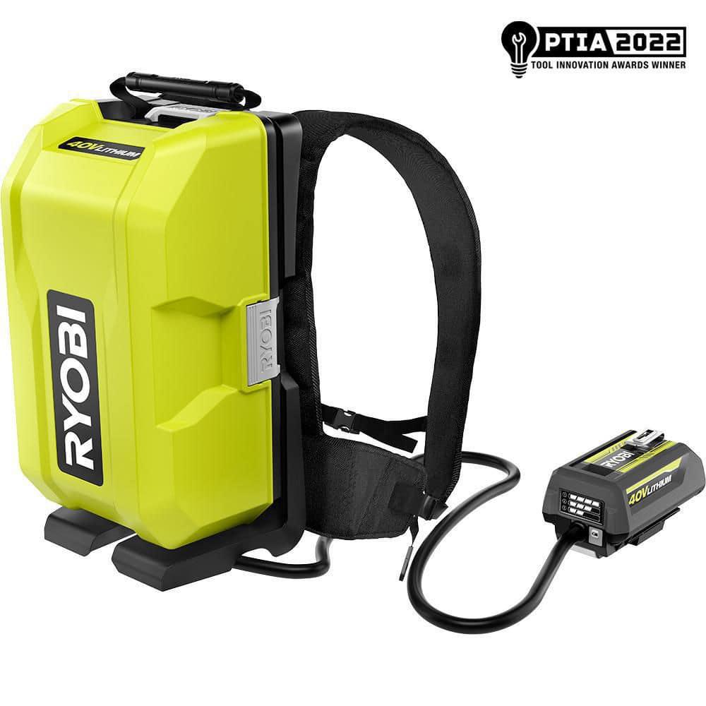 RYOBI 40V Backpack Battery Power Supply