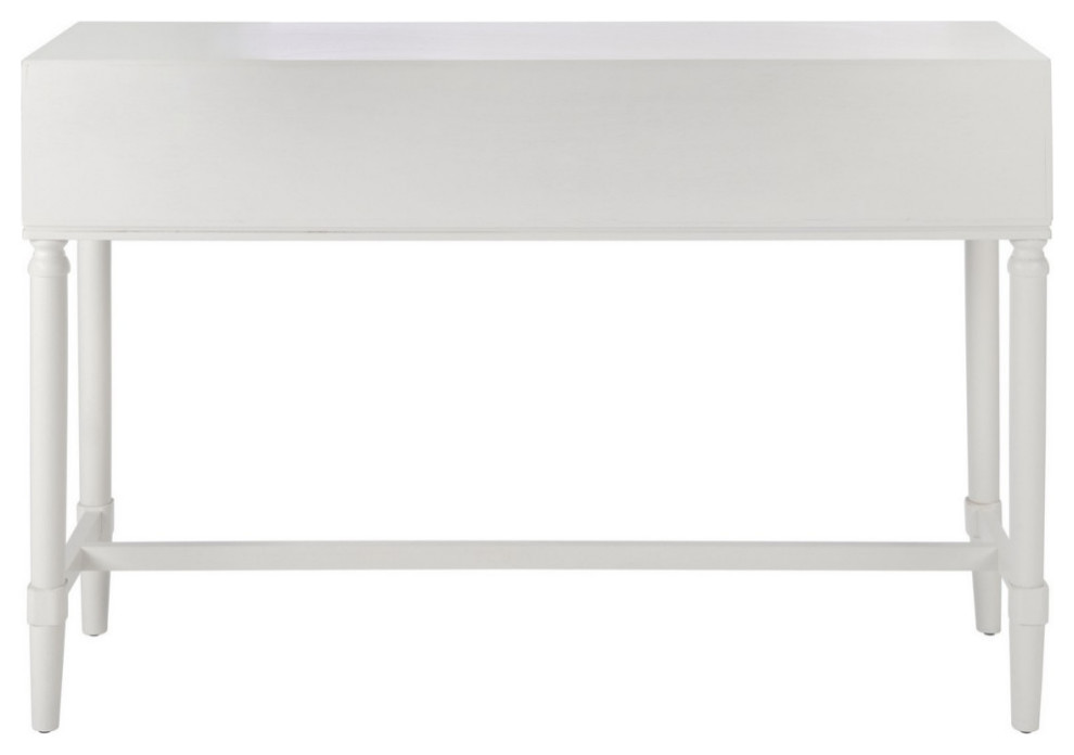 Elton 4 Drawer Console Table White   Modern   Console Tables   by Virgil Stanis Design  Houzz