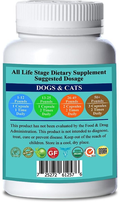 Natura Petz Organics Bug Off! Natural Defense Dog and Cat Supplement