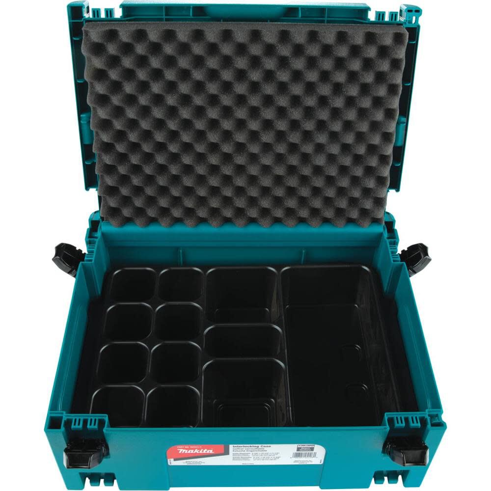 Makita MAKPAC Interlocking Case Universal Insert Tray with Foam Lid P-83674 from Makita