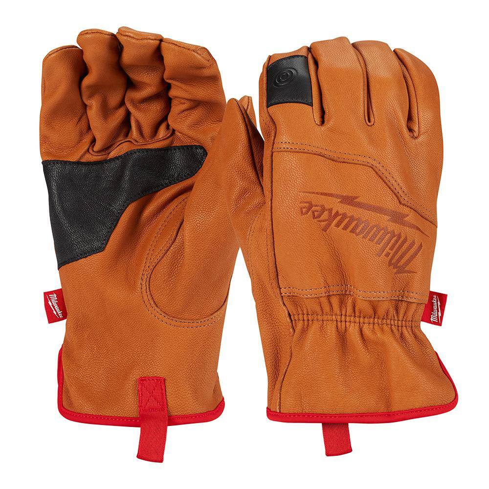 MW Large Goatskin Leather Gloves 48-73-0012