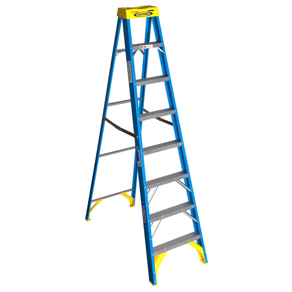 8 Ft. Type I Fiberglass Step Ladder