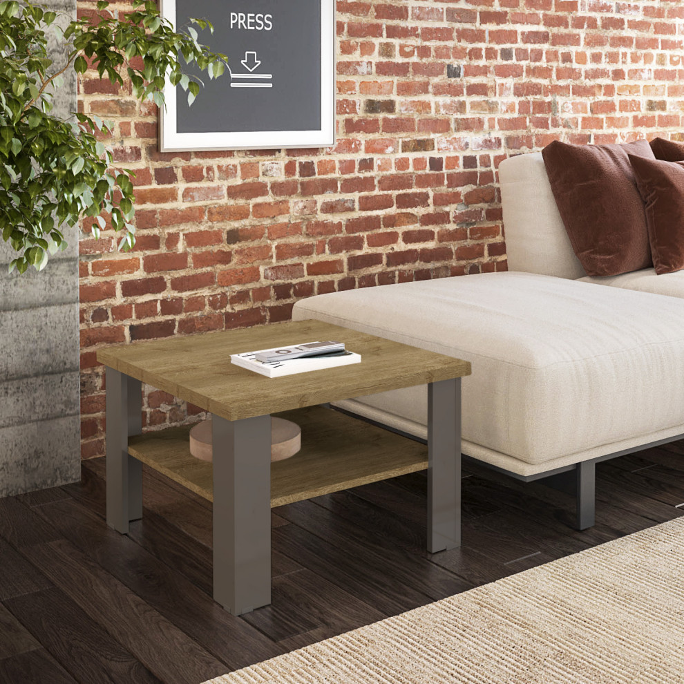 Modern Classic Square Coffee Table for Living Room w/ Color Combination   Transitional   Coffee Tables   by 7even USA Group  LLC  Houzz