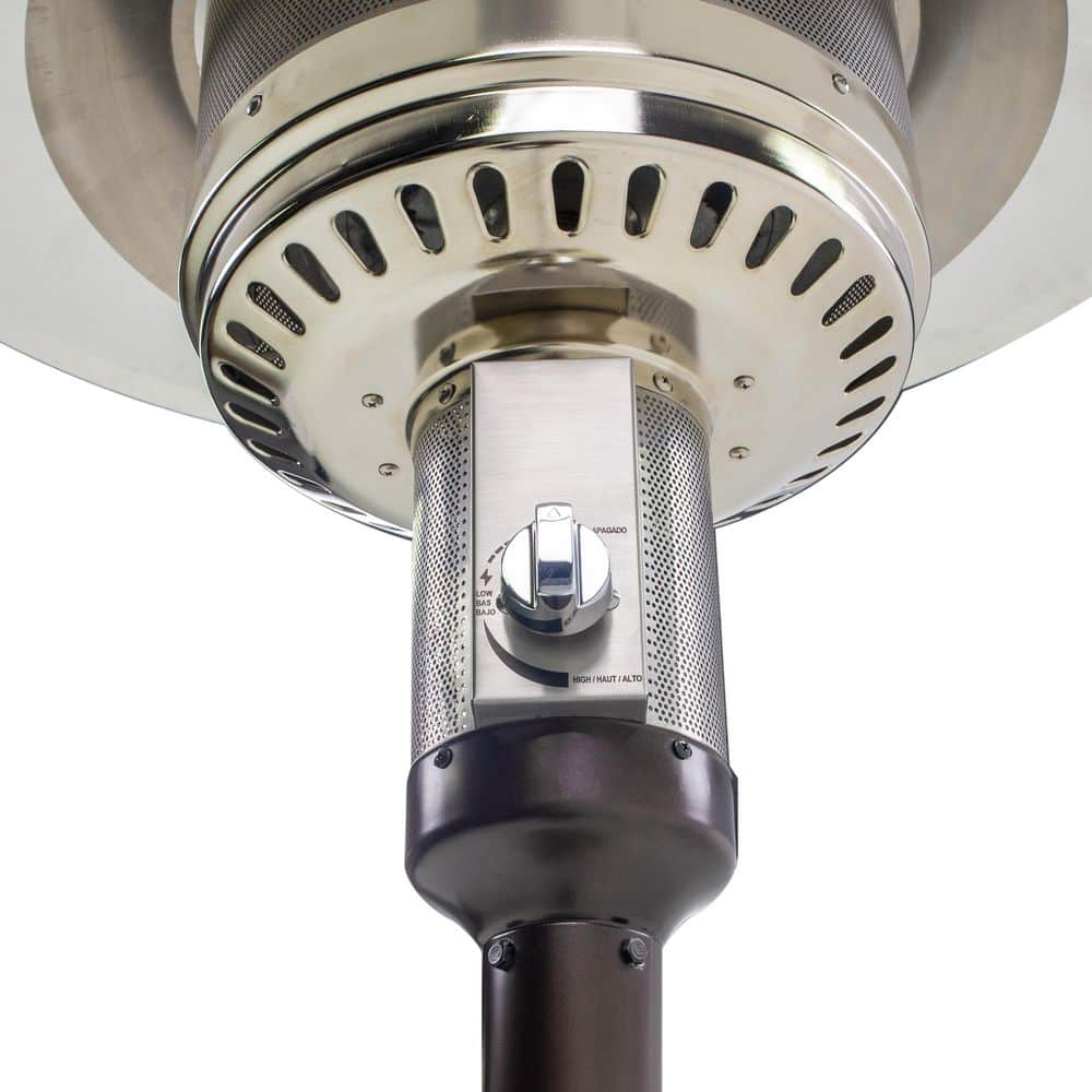 HotShot 60,000 BTU High Efficiency Round Bronze Patio Heater 52356