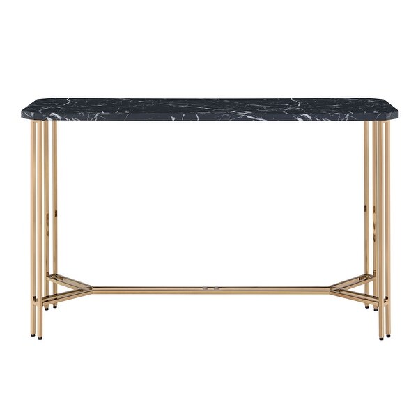 Strick and Bolton Dominic Faux Marble Sofa Table