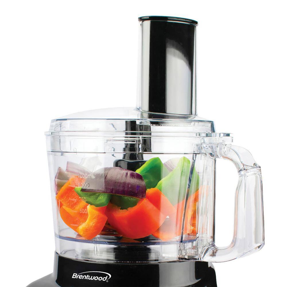 Brentwood Appliances 5-Cup Black Food Processor FP-585BK