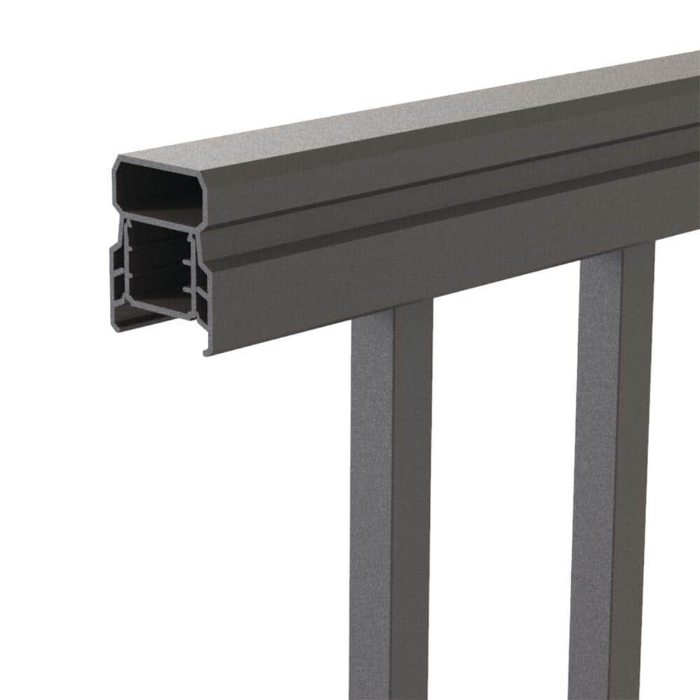 Barrette Outdoor Living VersaRail Classic 6 ft. x 42 in. Matte Bronze Aluminum Rail Level Kit 73043034